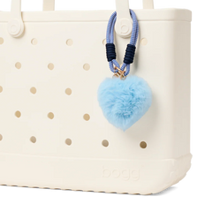 Bogg'd & Charmed - Blue Heart Pouf