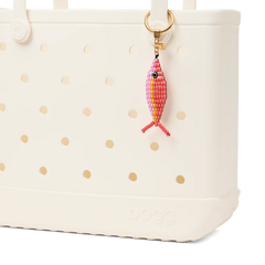Bogg'd & Charmed - Beaded Fish Coral/Pink Taffy