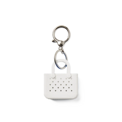 Tiny Tote Keychain - For Shore White