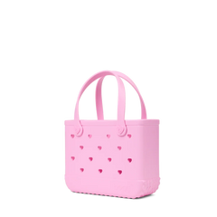 Bitty Bogg Bag - Cut Out Heart Pink Taffy