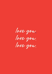 Love You Greeting Card