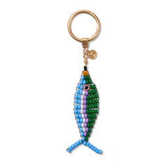 Bogg'd & Charmed - Beaded Fish Blue/Green