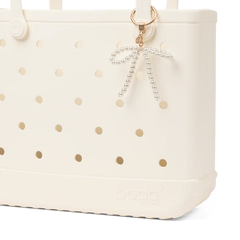 Bogg'd & Charmed - White Pearl Bow