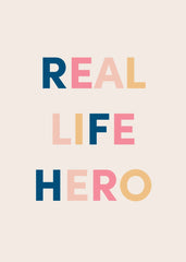 Real Life Hero Greeting Card