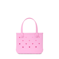 Bitty Bogg Bag - Cut Out Heart Pink Taffy