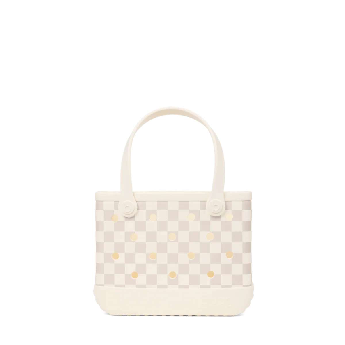 Bitty Bogg Bag - Checkered Coconut/Mushroom