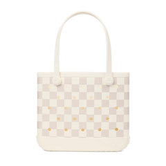 Baby Bogg Bag - Checkered Coconut/Mushroom