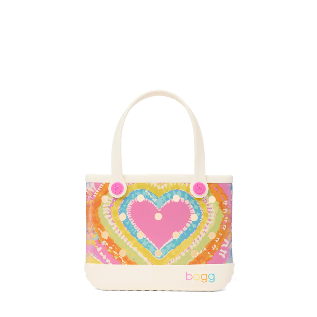 Bitty Bogg Bag - Dye-licious Heart Pink Taffy