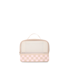 Boggs N' Ends - Checkered Linen/ Pink Marshmallow