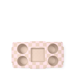 Top o' the Bogg to Ya - Checkered Linen/ Pink Marshmallow