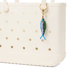 Bogg'd & Charmed  - Beaded Fish Blue/Green