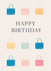 Happy Birthday Totes Greeting Card