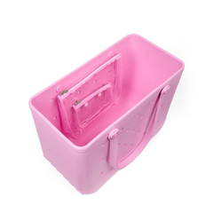 Original Bogg Bag - Cut Out Heart Pink Taffy