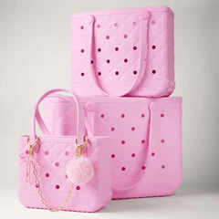 Bogg'd & Charmed  - Pink Taffy Pouf