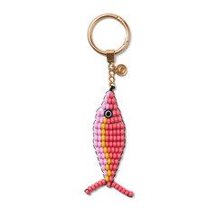 Bogg'd & Charmed  - Beaded Fish Coral/Pink Taffy