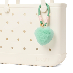 Bogg'd & Charmed  - Green Heart Pouf