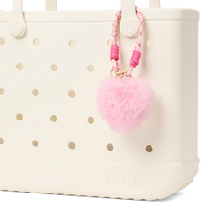 Bogg'd & Charmed  - Pink Heart Pouf