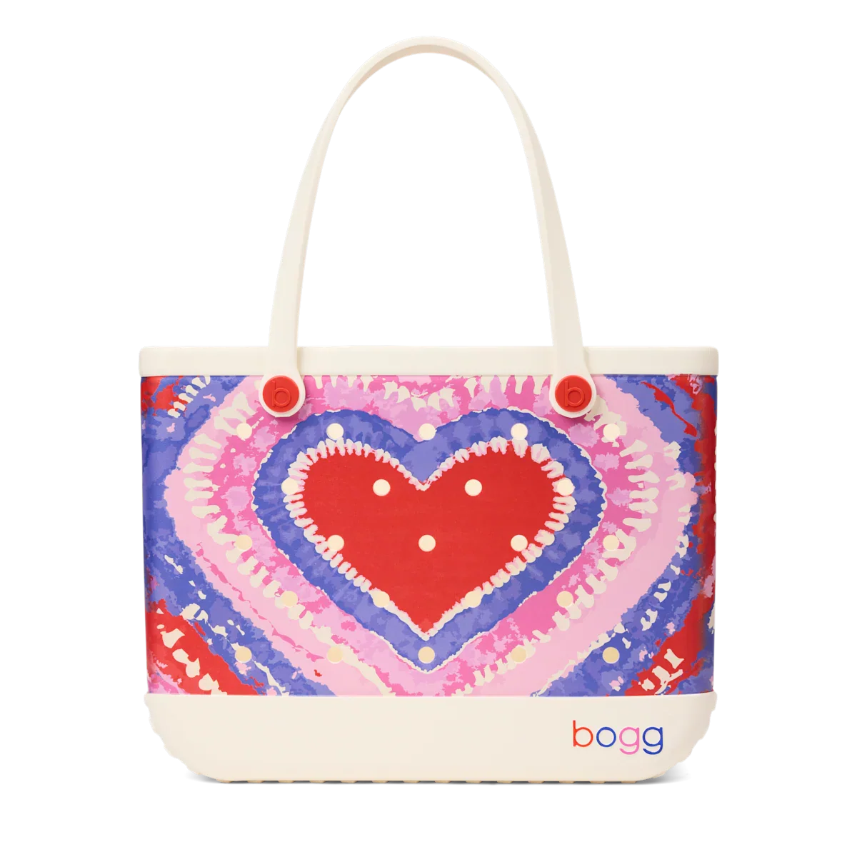 Original Bogg Bag - Dye-licious Heart Buoy Red