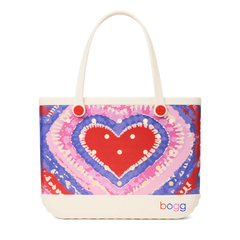 Original Bogg Bag - Dye-licious Heart Buoy Red