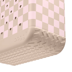 Original Bogg Bag - Checkered Linen/ Pink Marshmallow