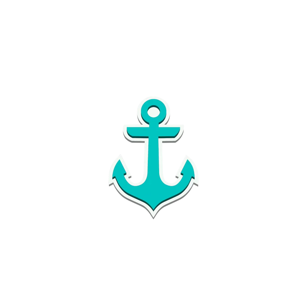 Bogg Bit - Turquoise Anchor